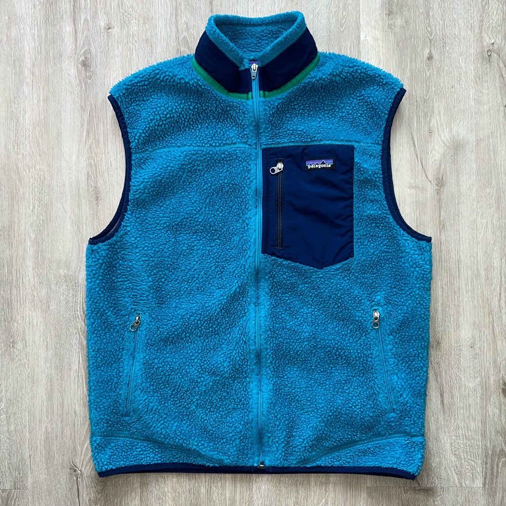Patagonia Blue Fleece Vest